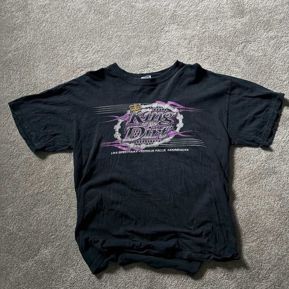 Gildan Black 'King of the Dirt' Graphic Tee